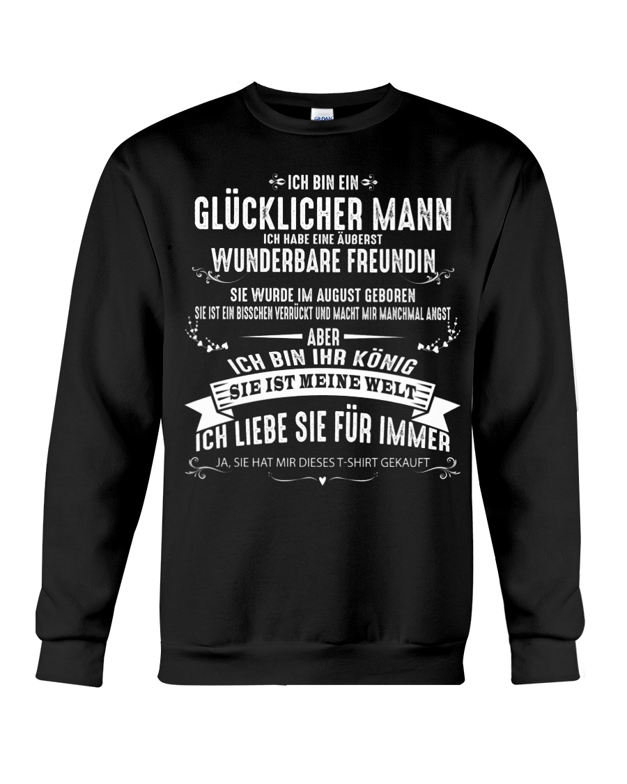 Lucky Man - Girl Friend German 8 Crewneck Sweatshirt