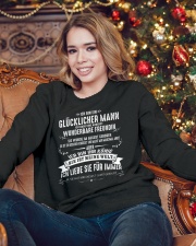 Lucky Man - Girl Friend German 8 Crewneck Sweatshirt lifestyle-holiday-sweater-front-3