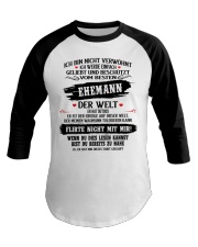 Glucklicher Mann - Tatowierung Baseball Tee thumbnail