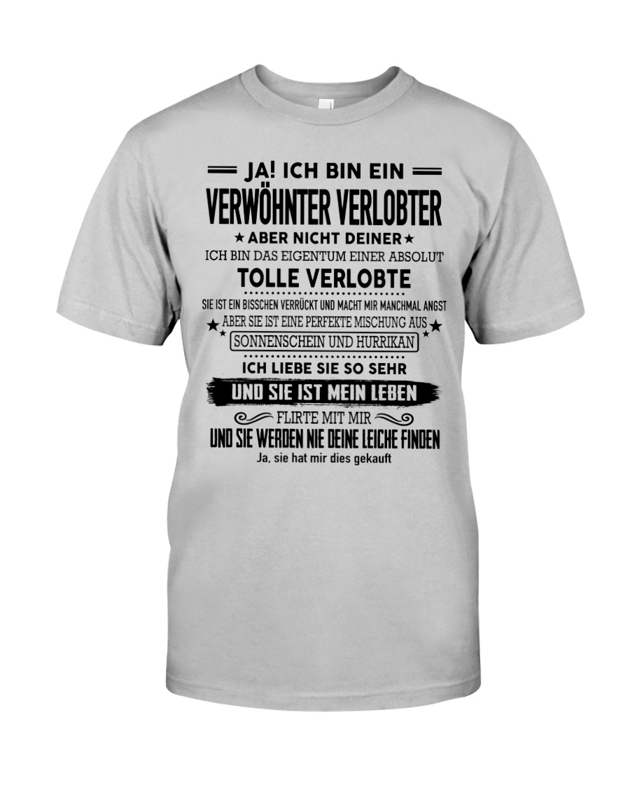 Perfektes Geschenk fur die Liebsten AH00 Fiance Classic T-Shirt