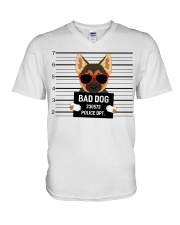 German Shepherd Bad V-Neck T-Shirt tile