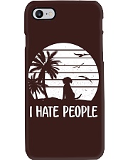 i hate people Phone Case tile