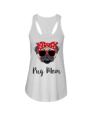 Pug Mom Ladies Flowy Tank tile