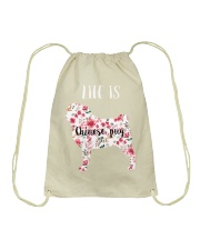 Pug Lifeb Drawstring Bag tile