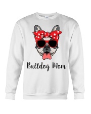 bulldog mom Crewneck Sweatshirt tile