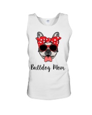 bulldog mom Unisex Tank tile
