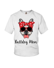 bulldog mom Youth T-Shirt tile