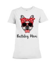 bulldog mom Premium Fit Ladies Tee tile