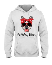 bulldog mom Hooded Sweatshirt tile