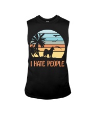 i hate people Sleeveless Tee tile