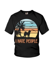 i hate people Youth T-Shirt tile