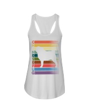 Pug Vintage Ladies Flowy Tank tile