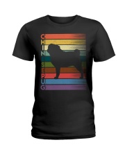 Pug Vintage Ladies T-Shirt front