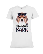 my children bark Premium Fit Ladies Tee front