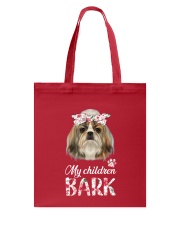 my children bark Tote Bag tile