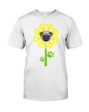 Pug Flower2 Premium Fit Mens Tee tile
