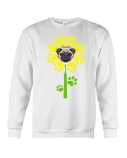 Pug Flower2 Crewneck Sweatshirt tile