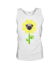 Pug Flower2 Unisex Tank tile