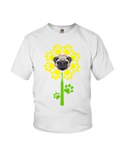 Pug Flower2 Youth T-Shirt tile
