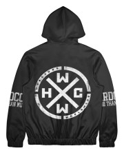 Hardcore Worldwide -All Over Print Full Zip Hoodie Men's All Over Print Full Zip Hoodie back