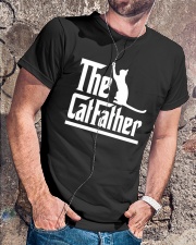 The Cat Father Classic T-Shirt lifestyle-mens-crewneck-front-4