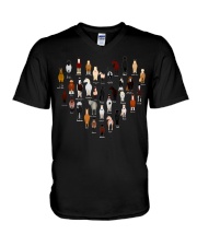 horse V-Neck T-Shirt tile