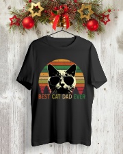 Best Cat Dad Ever Classic T-Shirt lifestyle-holiday-crewneck-front-2