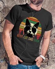 Best Cat Dad Ever Classic T-Shirt lifestyle-mens-crewneck-front-4