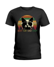 Best Cat Dad Ever Ladies T-Shirt tile