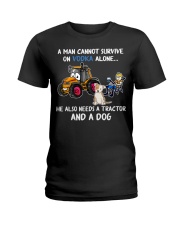 Vodka Tractor Ladies T-Shirt tile