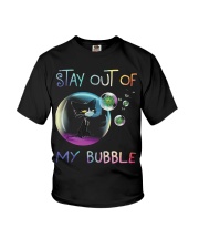 stay out of my bubble Youth T-Shirt tile