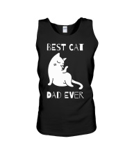 best cat dad ever Unisex Tank tile