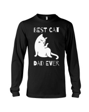 best cat dad ever Long Sleeve Tee tile