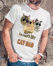 Happy fathers day to the best Cat Classic T-Shirt lifestyle-mens-crewneck-front-4