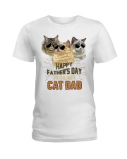 Happy fathers day to the best Cat Ladies T-Shirt tile