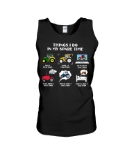 Tractor Color Unisex Tank tile