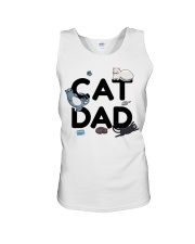 cat dad Unisex Tank tile