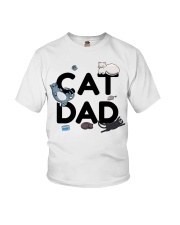 cat dad Youth T-Shirt tile