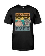 Coolest Cat Dad Classic T-Shirt front