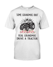 Grandmas Drive A Tractor Classic T-Shirt front