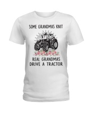 Grandmas Drive A Tractor Ladies T-Shirt tile