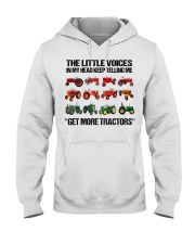 Get More Tractor Hooded Sweatshirt front
