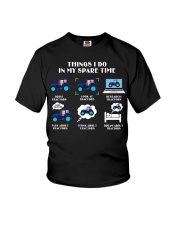 Tractor Blue Youth T-Shirt tile