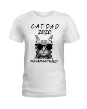 cat dad2 Ladies T-Shirt tile