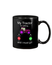 My Tractor Is Calling Violet Mug tile