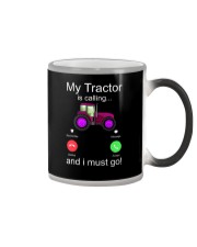 My Tractor Is Calling Violet Color Changing Mug tile
