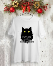 Father Of Kittens Breakfast Is Coming Classic T-Shirt lifestyle-holiday-crewneck-front-2