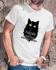 Father Of Kittens Breakfast Is Coming Classic T-Shirt lifestyle-mens-crewneck-front-4
