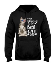 Happy Father Day To The Best Cat Dad Hooded Sweatshirt tile