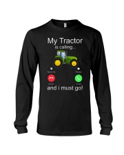 My Tractor Is Calling Yellow Long Sleeve Tee tile